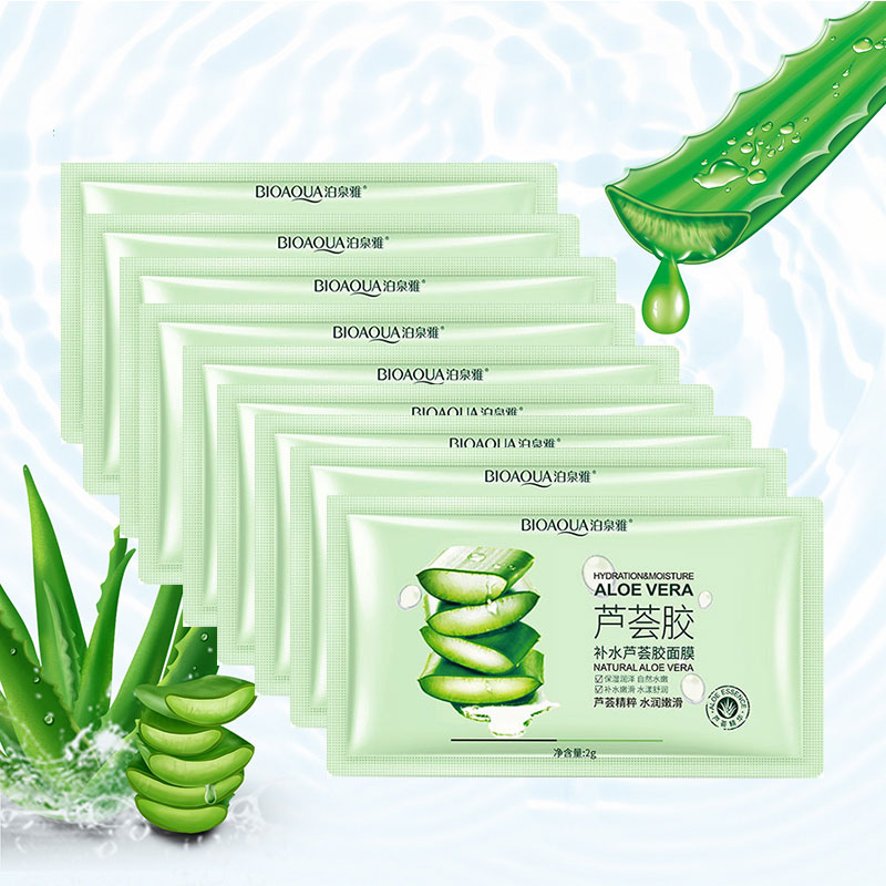 Bentonite Clay Mask - 10pcs Aloe Vera Glue Sleeping Mask
