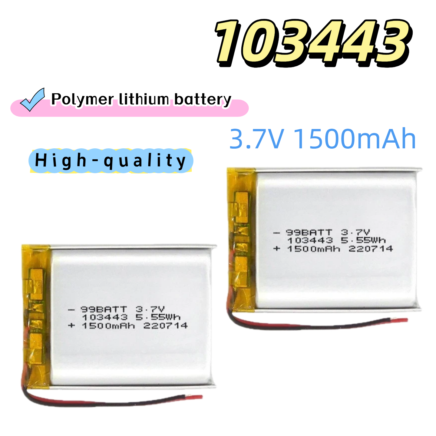 103443 3.7V 1500mAh Polymer Li - Skincare Only You บทวิจารณ์และราคา