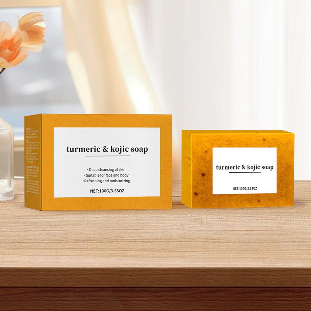 100g Turmeric Hand Made Soap,  - Kojic Acid Soap บทวิจารณ์และราคา