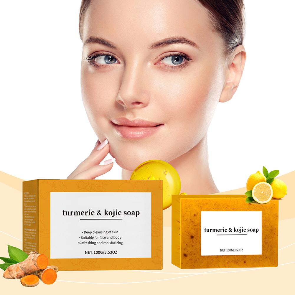 100g Turmeric Hand Made Soap,  - Kojic Acid Soap บทวิจารณ์และราคา