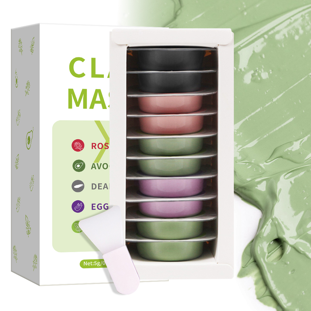 5g*10pcs clay mud mask set hya - Bentonite Clay Mask บทวิจารณ์และราคา