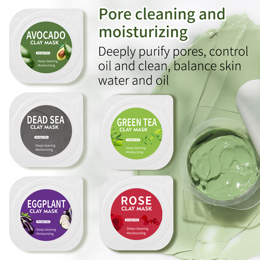 5g*10pcs clay mud mask set hya - Bentonite Clay Mask บทวิจารณ์และราคา