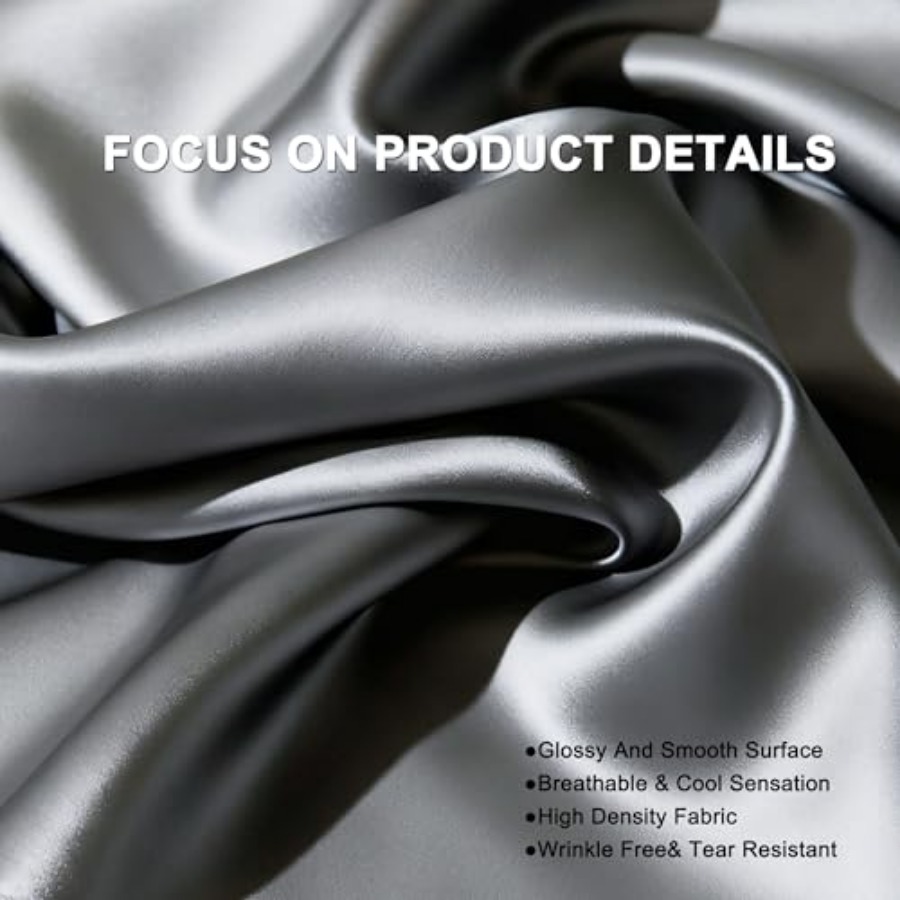 4 Pcs Satin Silky Sheet Set Si - Skincare Skin 1004 บทวิจารณ์และราคา