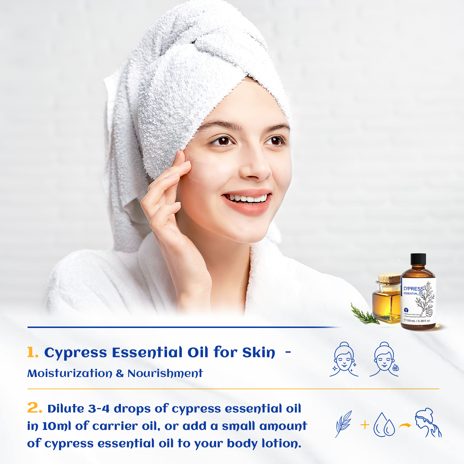 HIQILI Pure Cypress Essential  - Skincare Skin 1004 บทวิจารณ์และราคา