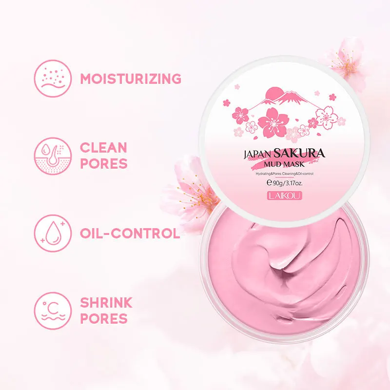 Laikou Sakura Mud Mask Deep Cl - Bentonite Clay Mask บทวิจารณ์และราคา