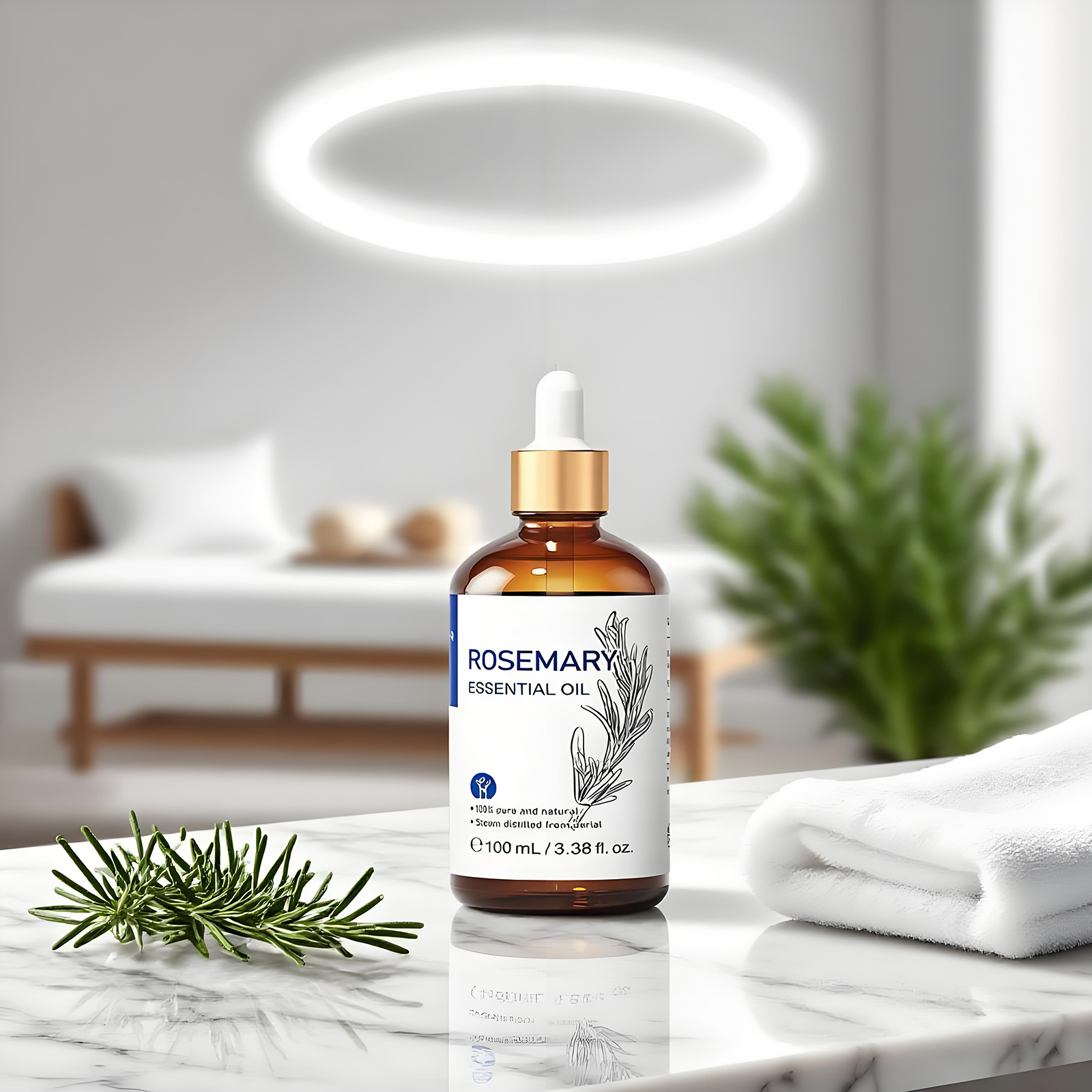 HIQILI 100% Pure Rosemary Esse - Skincare Skin 1004 บทวิจารณ์และราคา