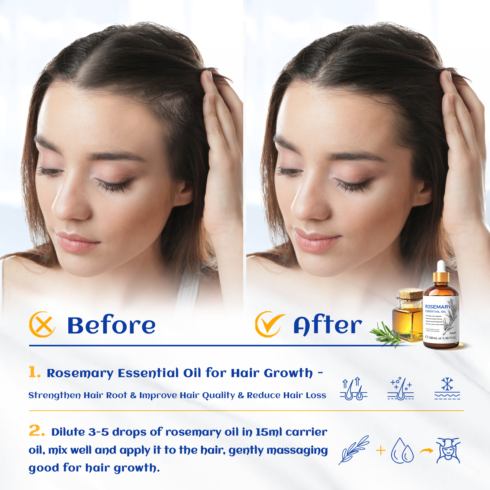 HIQILI 100% Pure Rosemary Esse - Skincare Skin 1004 บทวิจารณ์และราคา