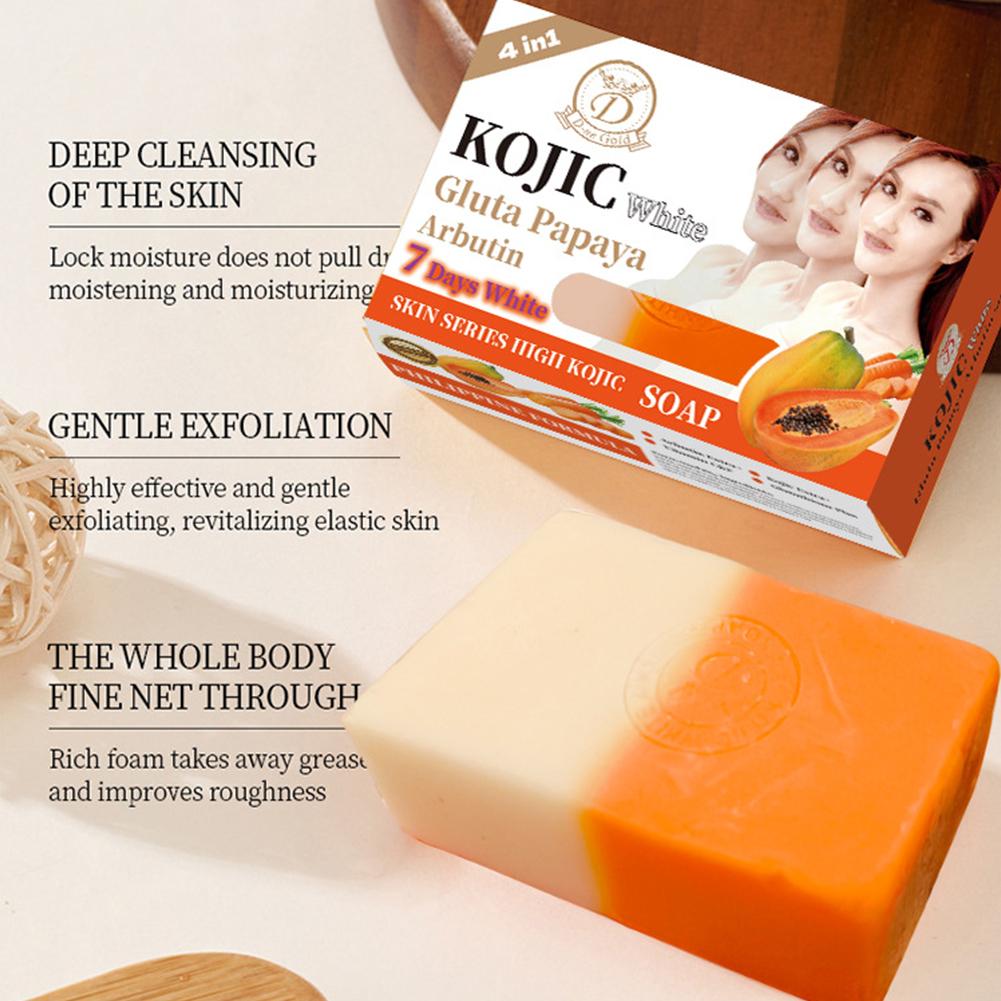 160g Papaya Kojic Acid Essenti - Kojic Acid Soap บทวิจารณ์และราคา