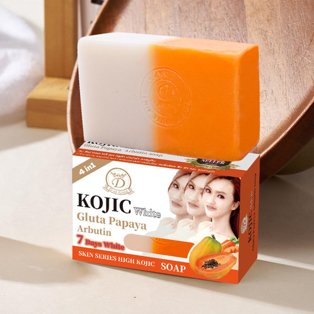 160g Papaya Kojic Acid Essenti - Kojic Acid Soap บทวิจารณ์และราคา