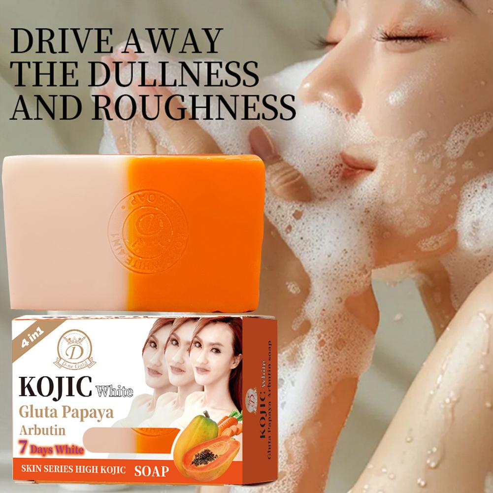 160g Papaya Kojic Acid Essenti - Kojic Acid Soap บทวิจารณ์และราคา
