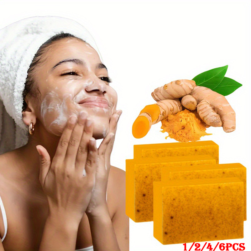 1/2/4/6Pcs Turmeric Kojic Acid - Kojic Acid Soap บทวิจารณ์และราคา