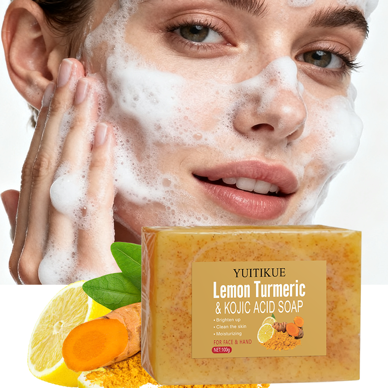 Lemon Turmeric Kojic Acid Soap - Kojic Acid Soap บทวิจารณ์และราคา