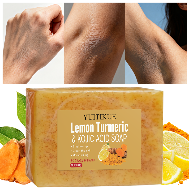 Lemon Turmeric Kojic Acid Soap - Kojic Acid Soap บทวิจารณ์และราคา