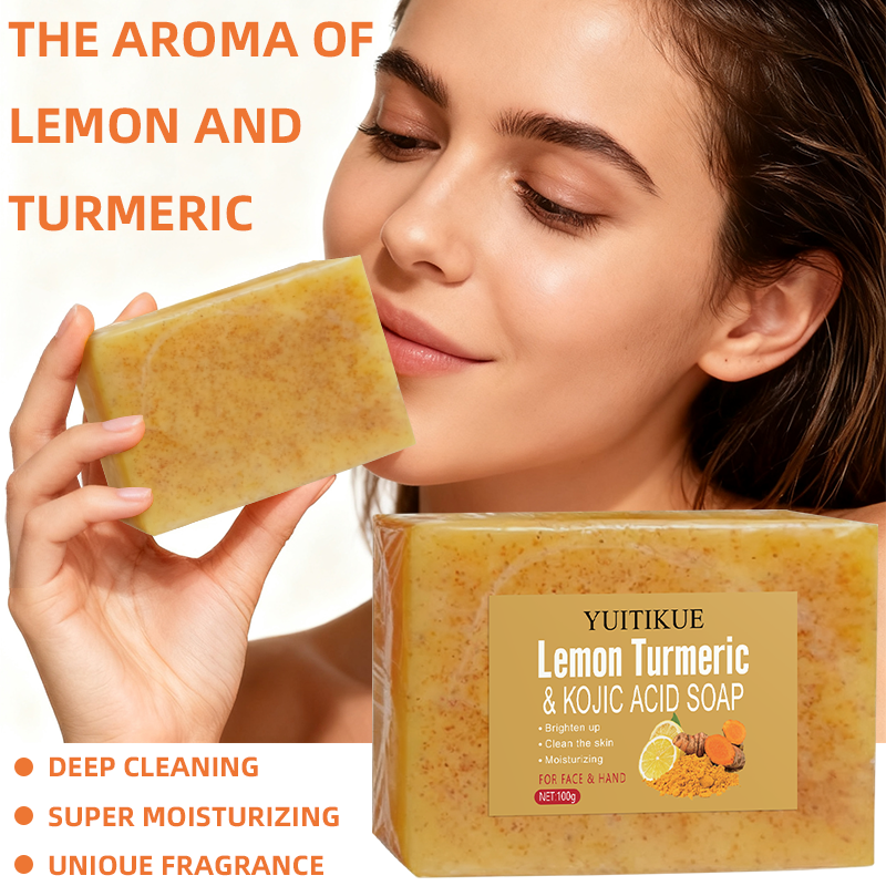 Lemon Turmeric Kojic Acid Soap - Kojic Acid Soap บทวิจารณ์และราคา