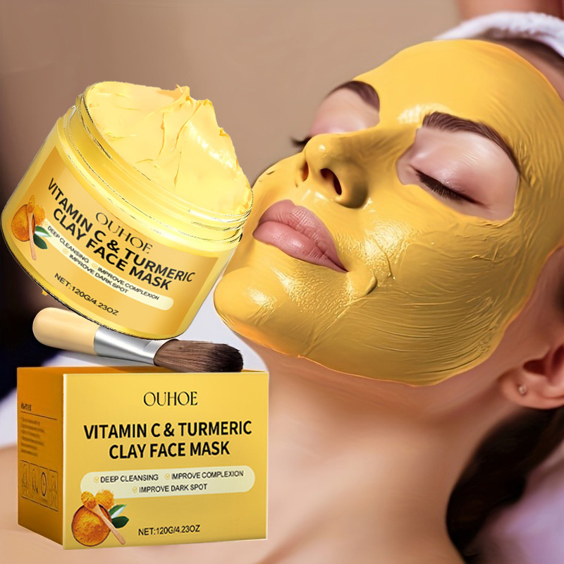 1/3PCS Turmeric VitaminC Clay  - Bentonite Clay Mask บทวิจารณ์และราคา