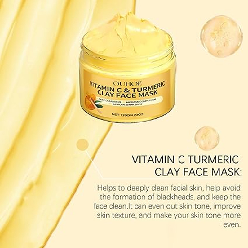 1/3PCS Turmeric VitaminC Clay  - Bentonite Clay Mask บทวิจารณ์และราคา