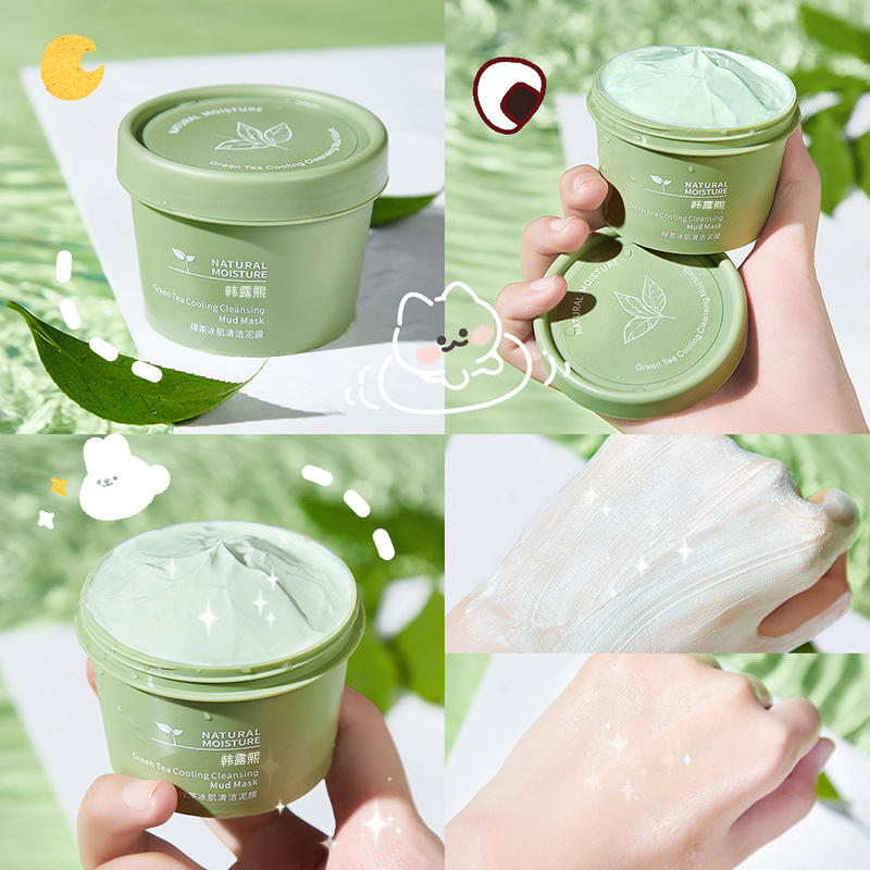Green Tea Ice Mud Mask Cleansi - Bentonite Clay Mask บทวิจารณ์และราคา