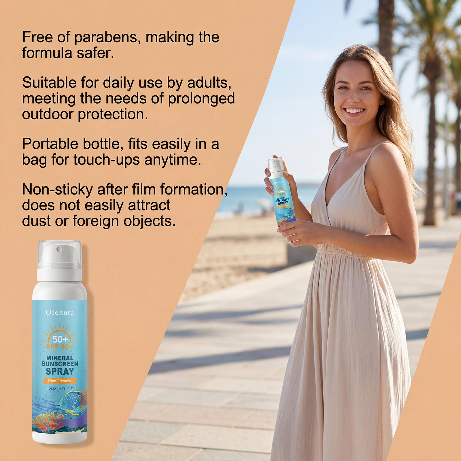 SFP 50+ Mineral Body Mist Phys - Physical Sunscreen Mineral บทวิจารณ์และราคา