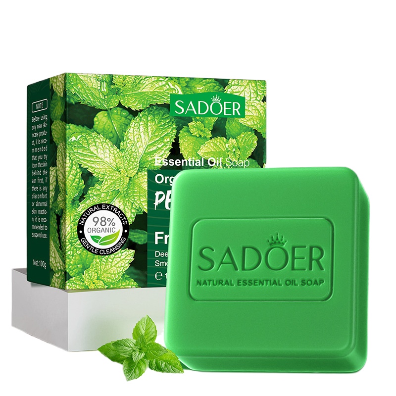 Peppermint Essential Oil Soap  - Kojic Acid Soap บทวิจารณ์และราคา