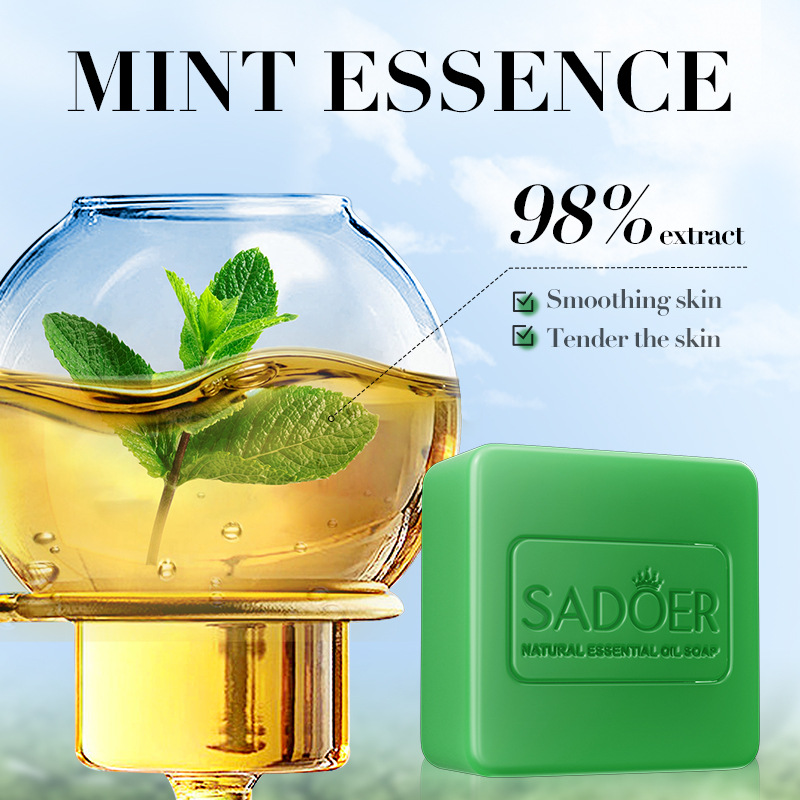 Peppermint Essential Oil Soap  - Kojic Acid Soap บทวิจารณ์และราคา