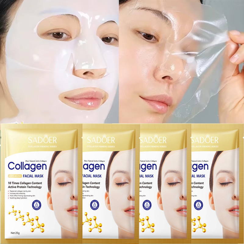 10PCS Collagen Anti Wrinkle Fa - Bentonite Clay Mask บทวิจารณ์และราคา