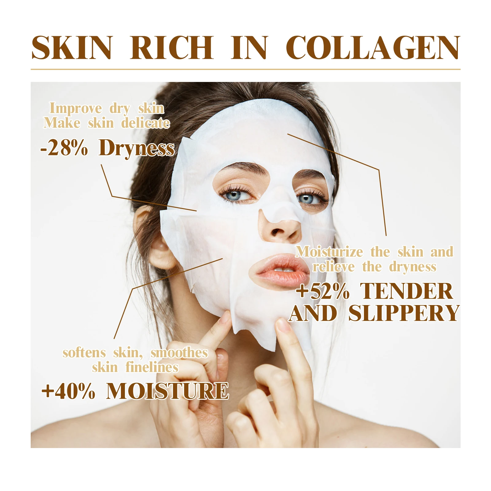10PCS Collagen Anti Wrinkle Fa - Bentonite Clay Mask บทวิจารณ์และราคา